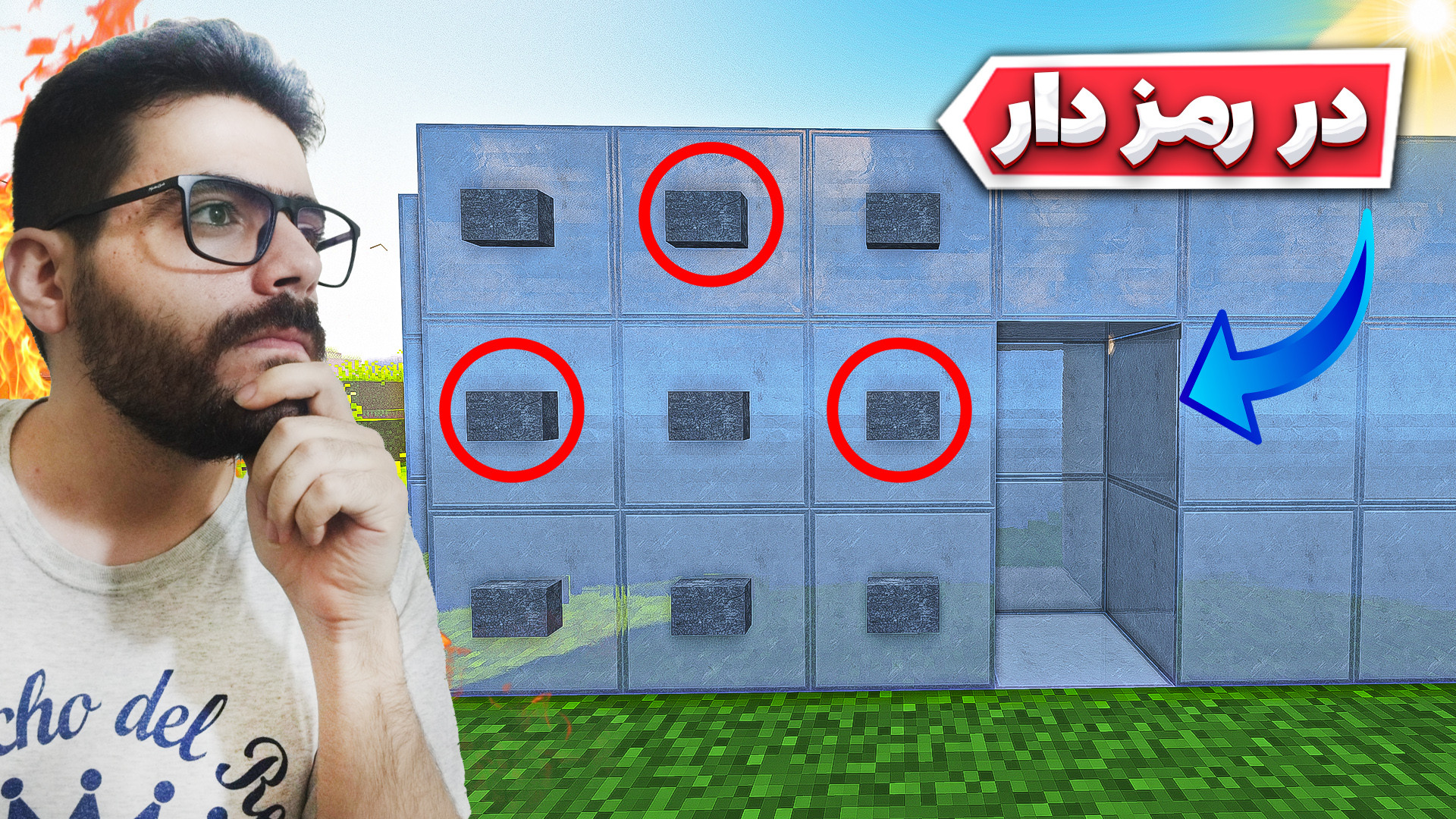 ماینکرفت در رمز دار اما مخفی !...