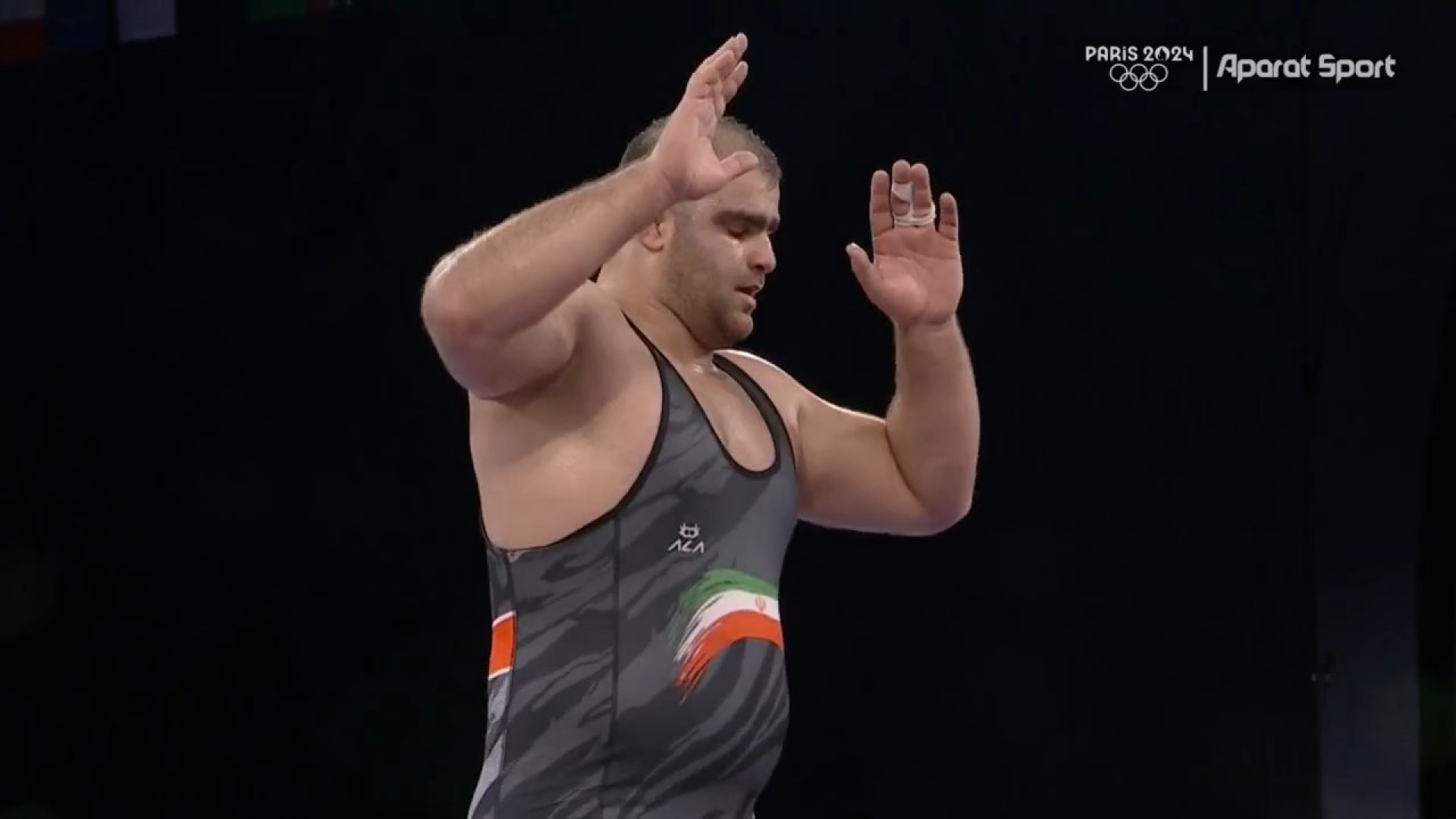 امین میرزازاده در کشتی فرنگی 1...