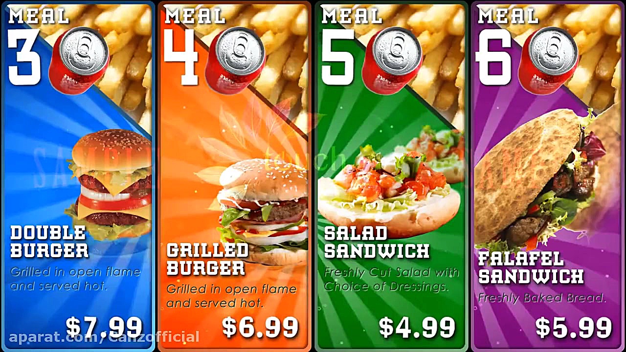 Digital Menu Board System  Foo...