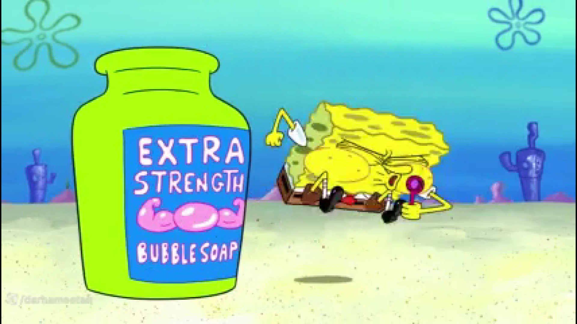 باب اسفنجی قسمت باغ وحش حبابی...