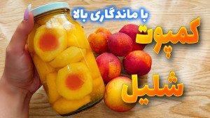 طرز تهیه کمپوت شلیل با ماندگار...