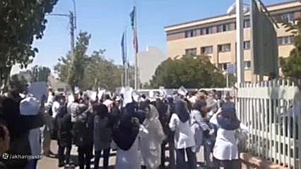 تجمع اعتراضی پرستاران در تبریز