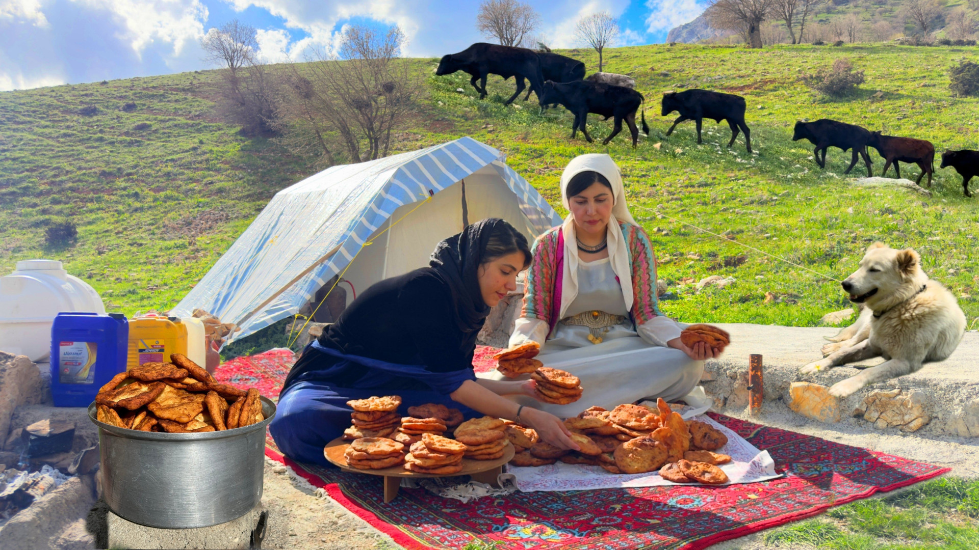 پخت محبوبترین کلوچه های محلی ک...