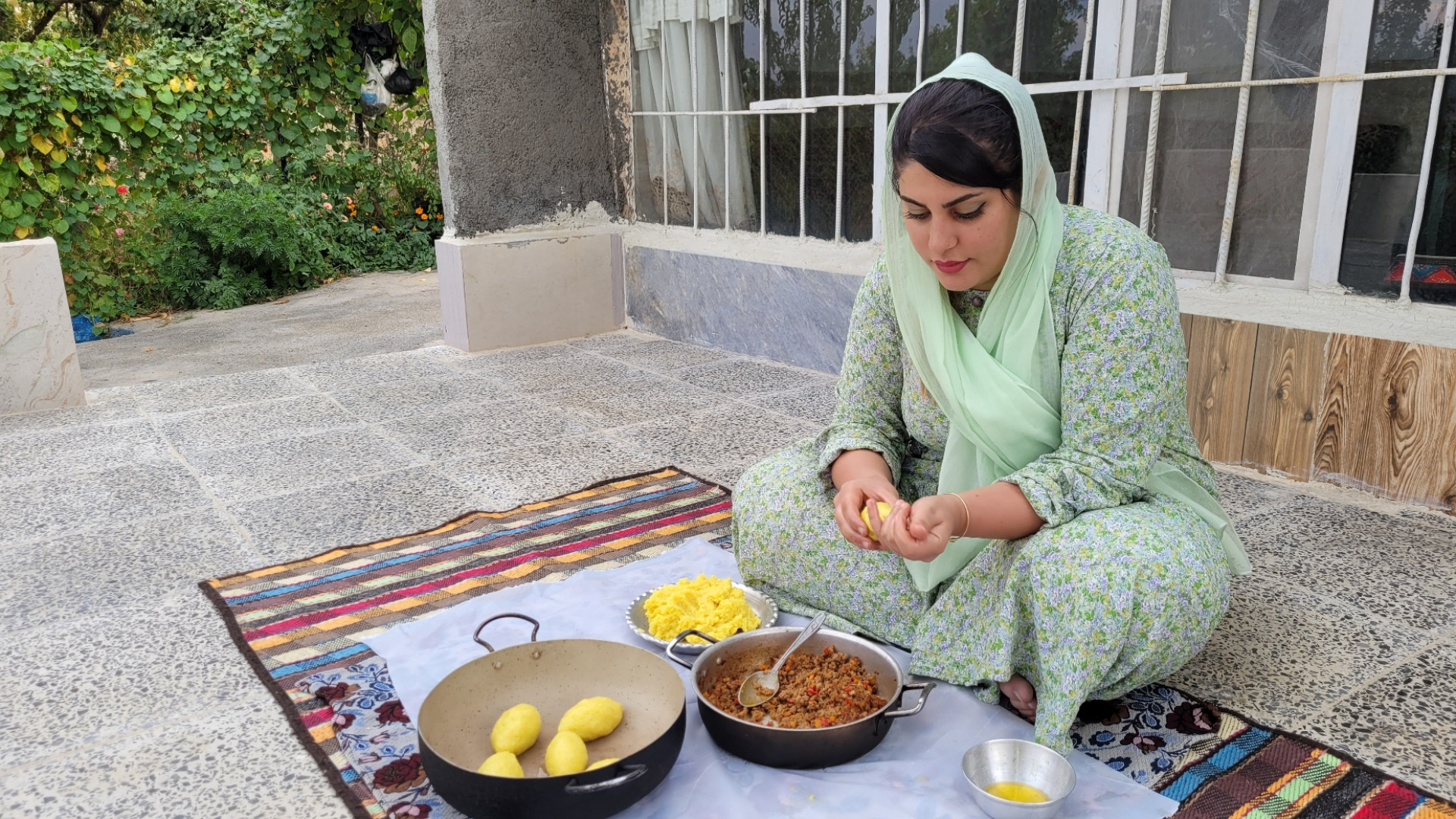 پخت کوفته عربی به سبک دختر روس...