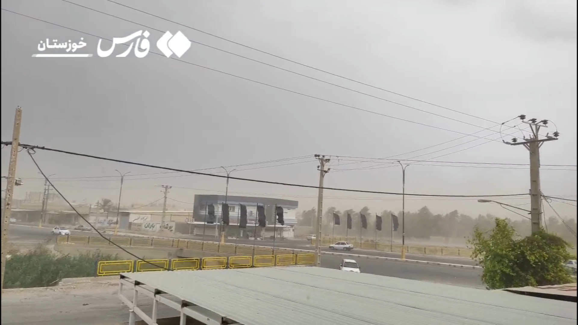 وزش باد شدید در بهبهان