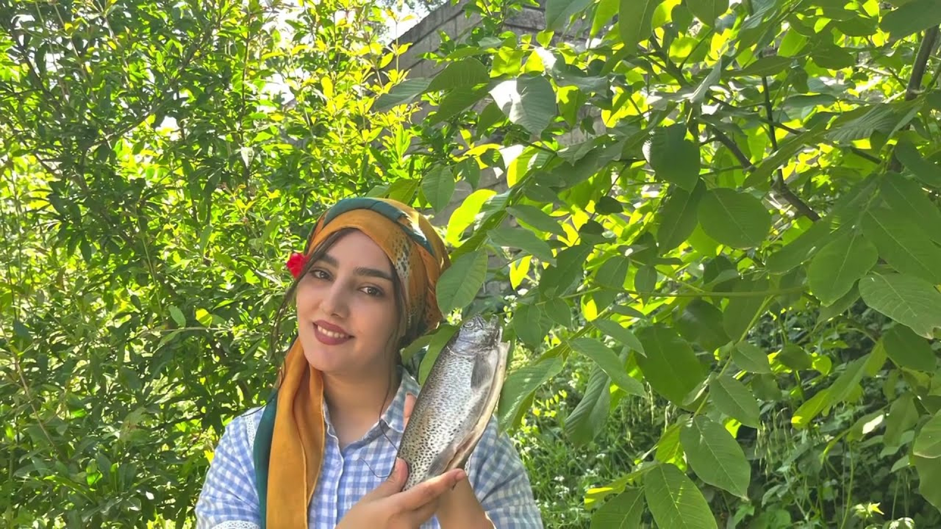 پخت ماهی سالمون با سبزیجات