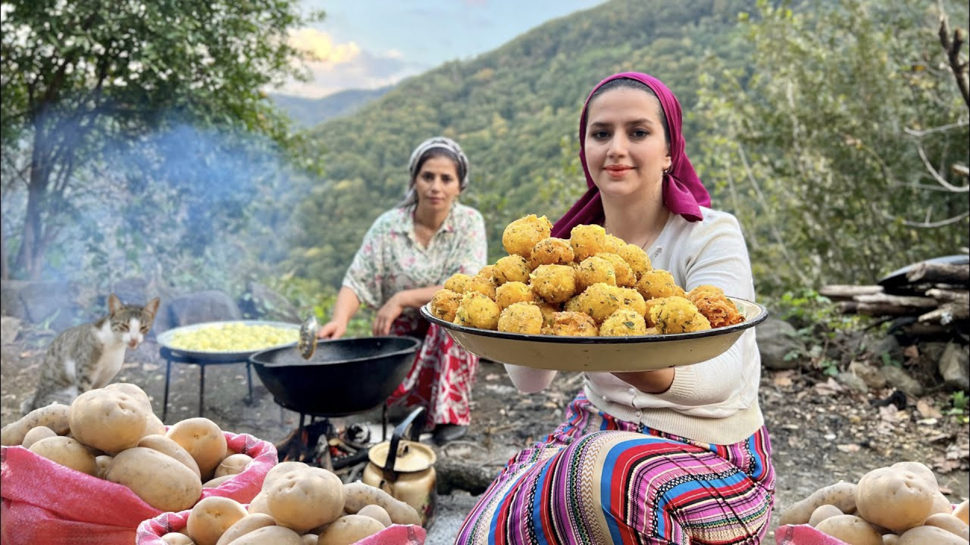 اسنک! سیب زمینی و پنیر به توپ...