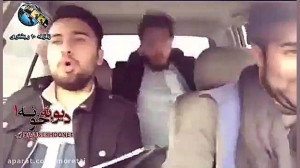 آزمون رانندگی خانم ریش و سیبیل