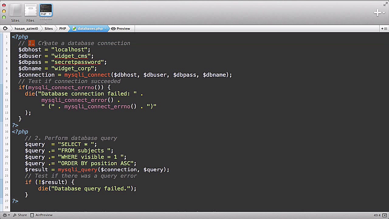 ۶۲ بازیافت داده ها از دیتابیس...