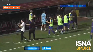 خلاصه بازی استقلال و نساجی در...