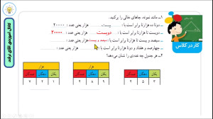 حل ریاضی چهارم ابتدایی صفحه 6