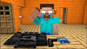 انیمیشن ماینکرافت داستان غمگین...