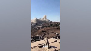 لحظه انفجار مسجد در جنوب لبنان