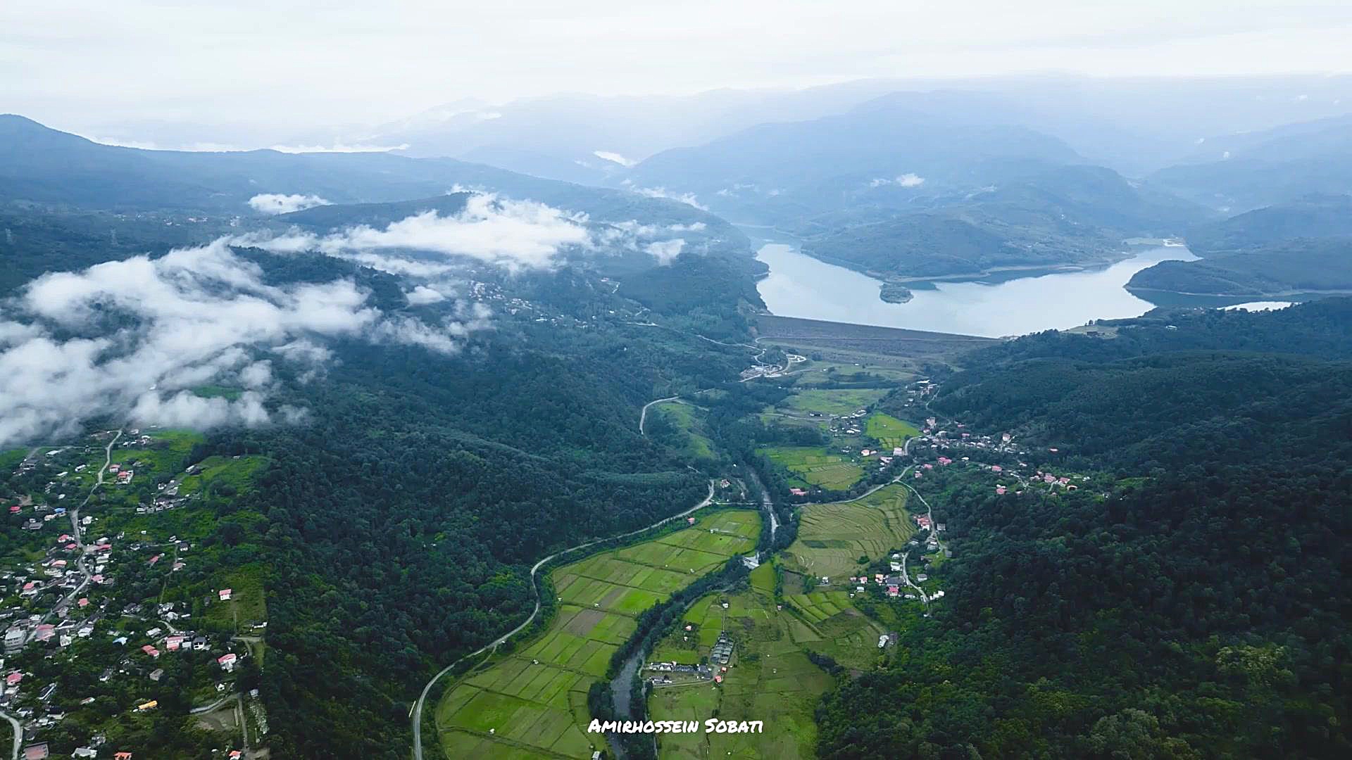 نمای سد البرز لفور