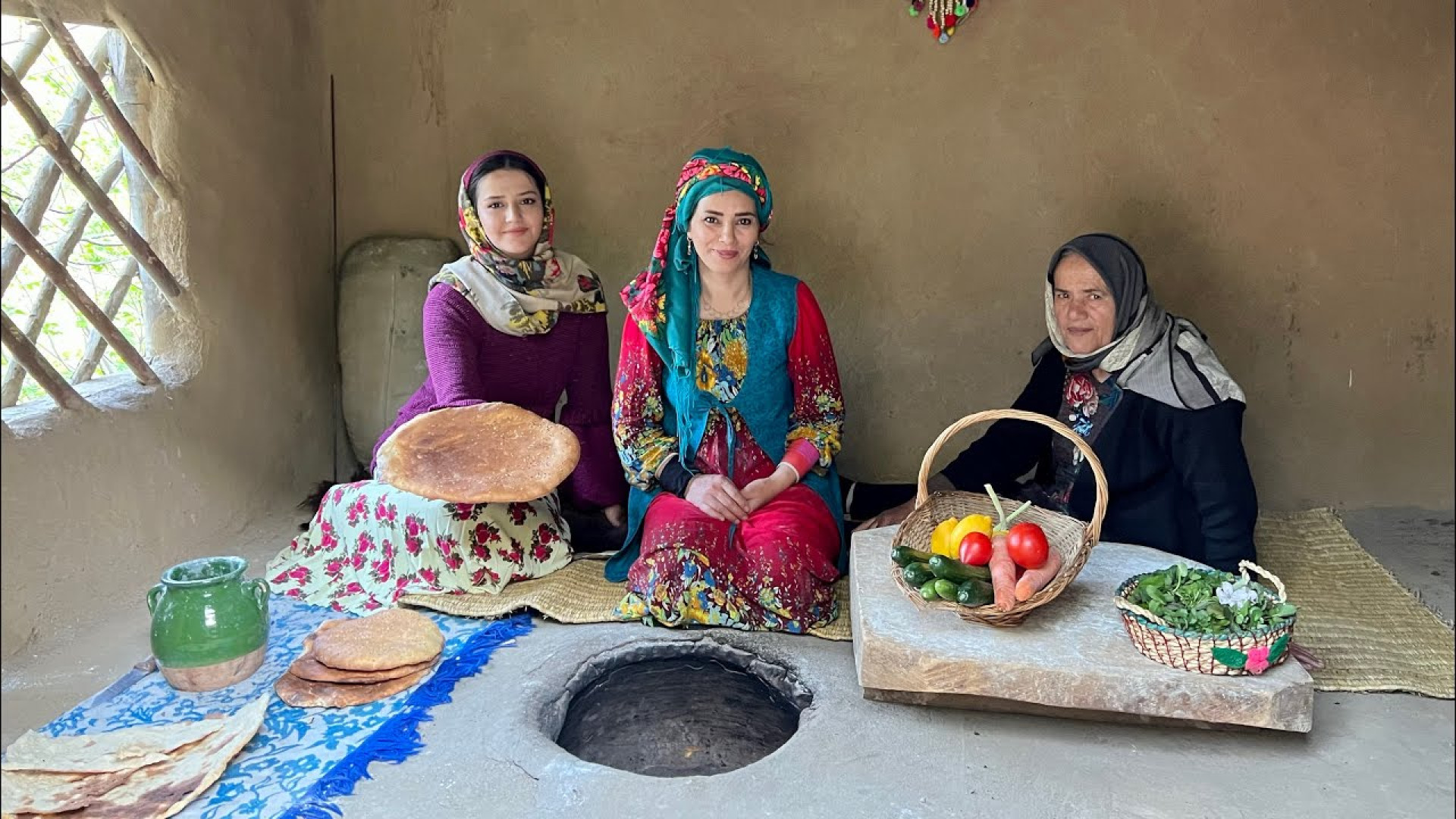 پخت ماهیچه با شیر و پخت نان مح...