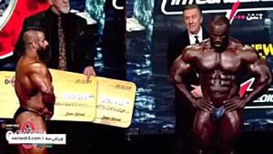 لحظه اعلام قهرمان مستر المپیا...