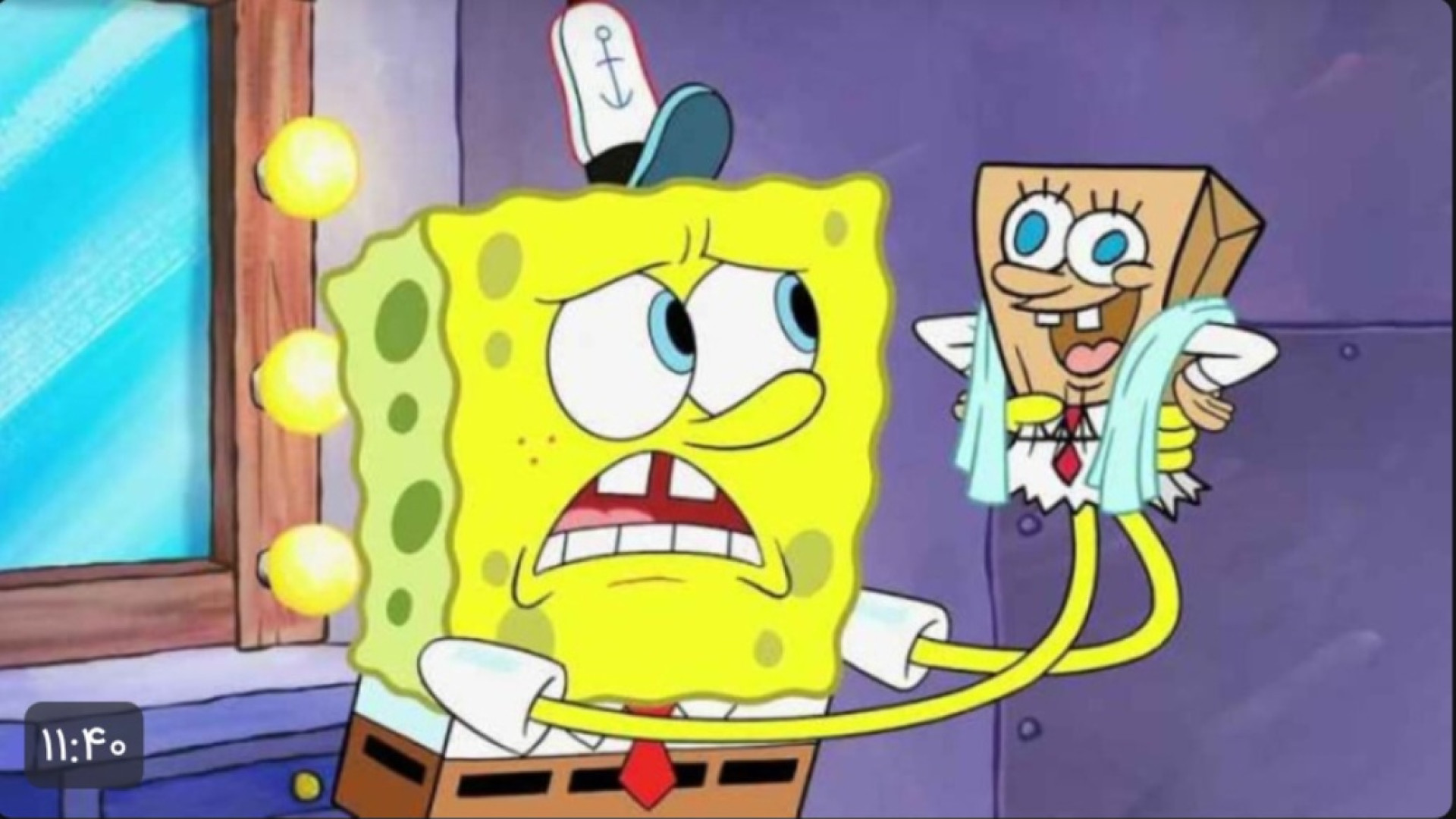 کارتون باب اسفنجی شلوار مکعبی...