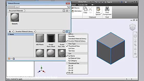 Inventor Feature Library Autodesk Inventor 2014 - Custom Material Libraries