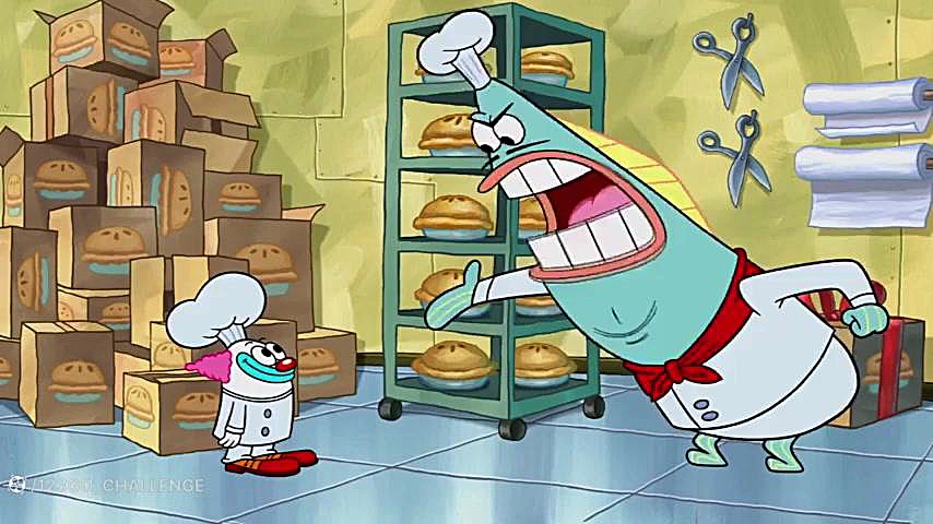 باب اسفنجی شلوار مکعبی