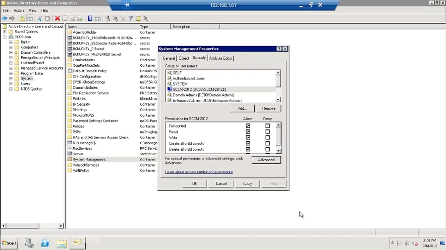 Installing System Center 2012 Configuration Manager SP1 on Windows ...