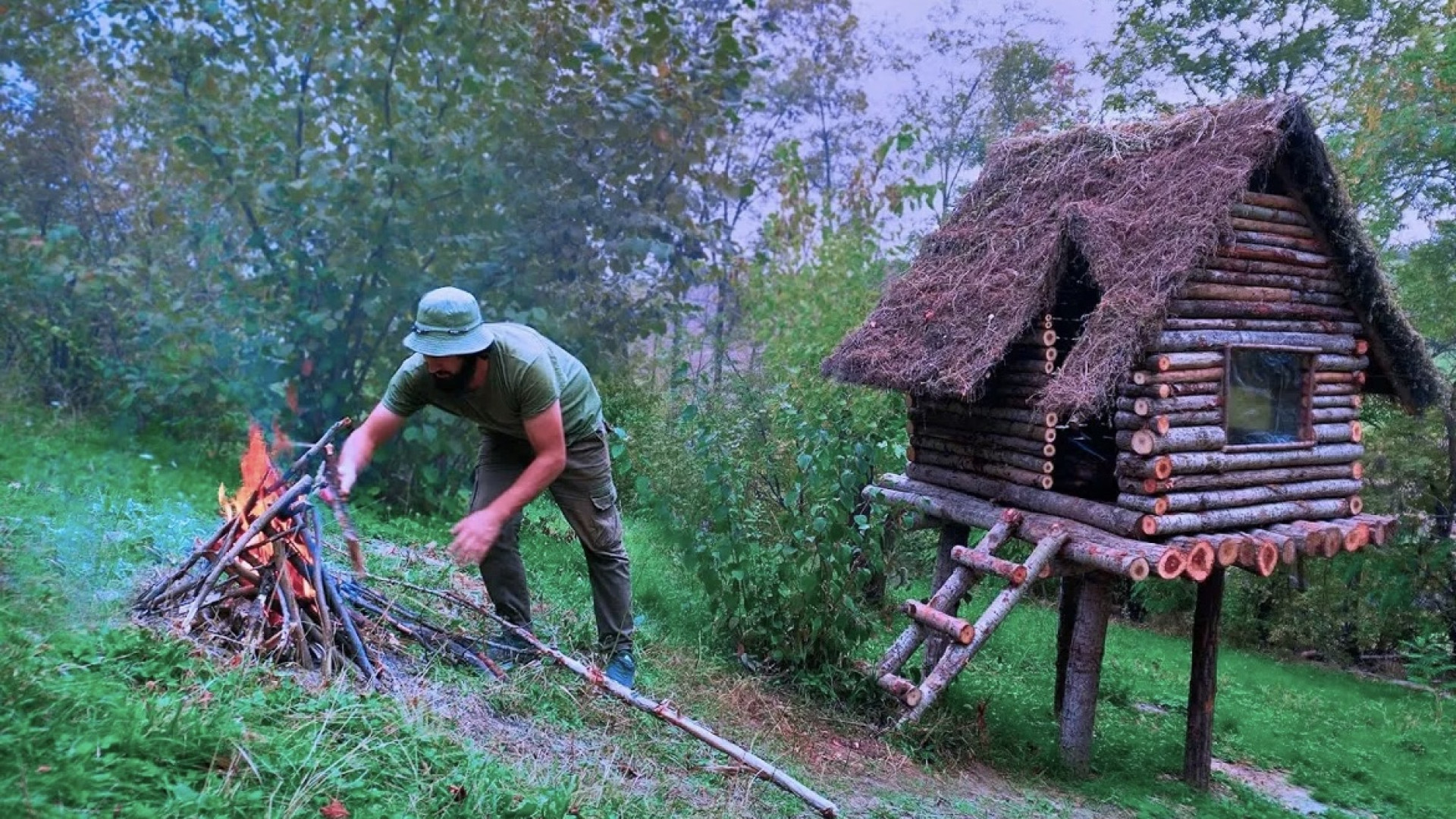 ساخت سرپناه کامل و گرم بقا کلب...
