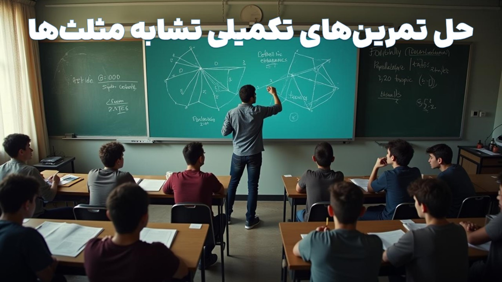 حل تمرین‌های تکمیلی تشابه مثلث...