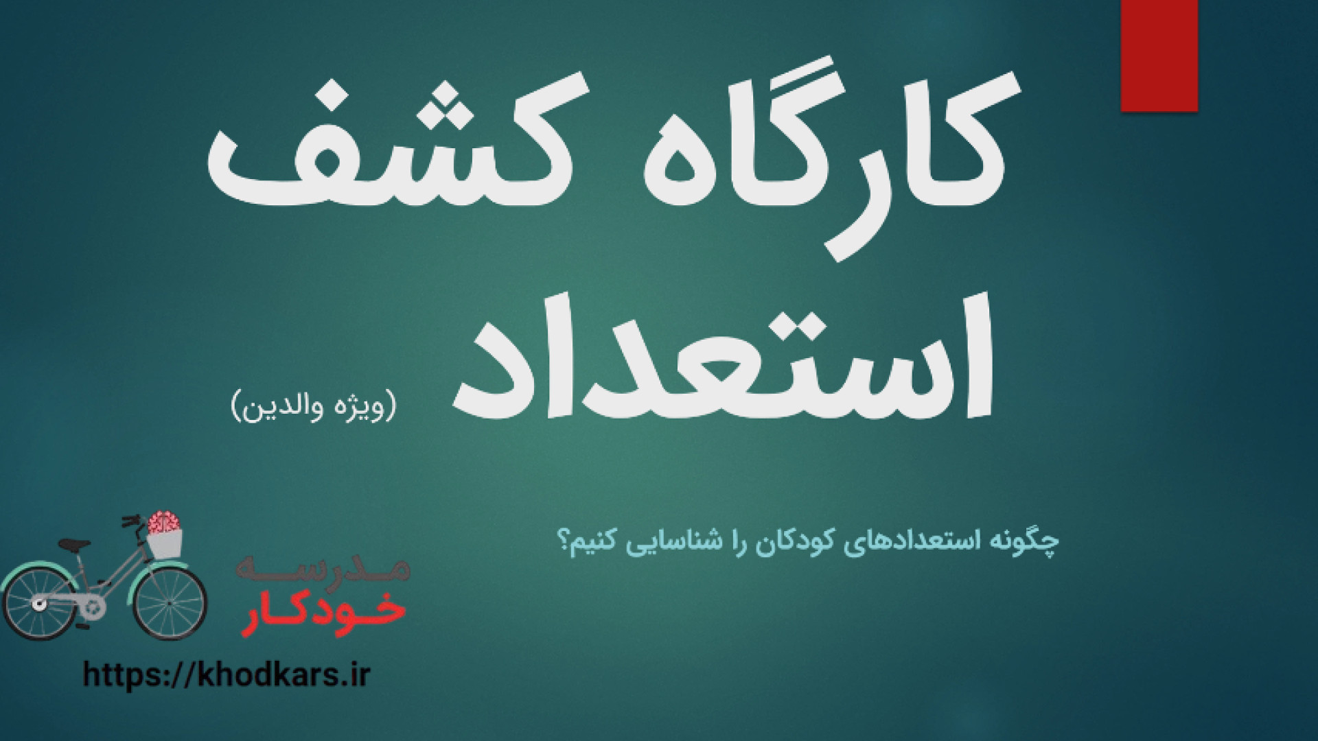 کارگاه آموزشی رایگان کشف استعد...