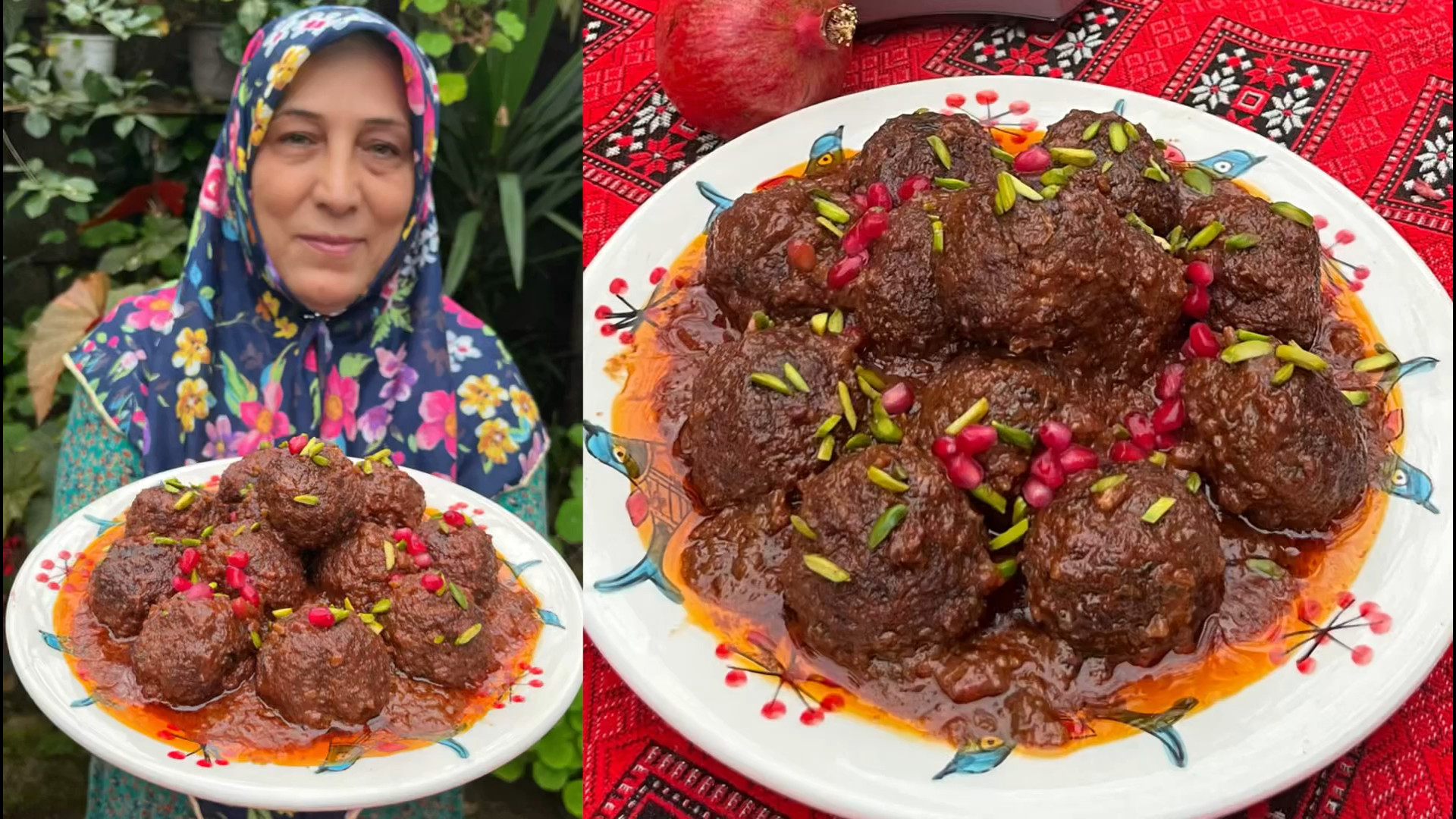 طرز تهیه کوفته انار و گردو مخص...