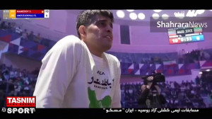 کشتی آزاد رحمان عموزاد مقابل ش...