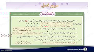 مرور فصل دوم ریاضی پنجم صفحه 4...