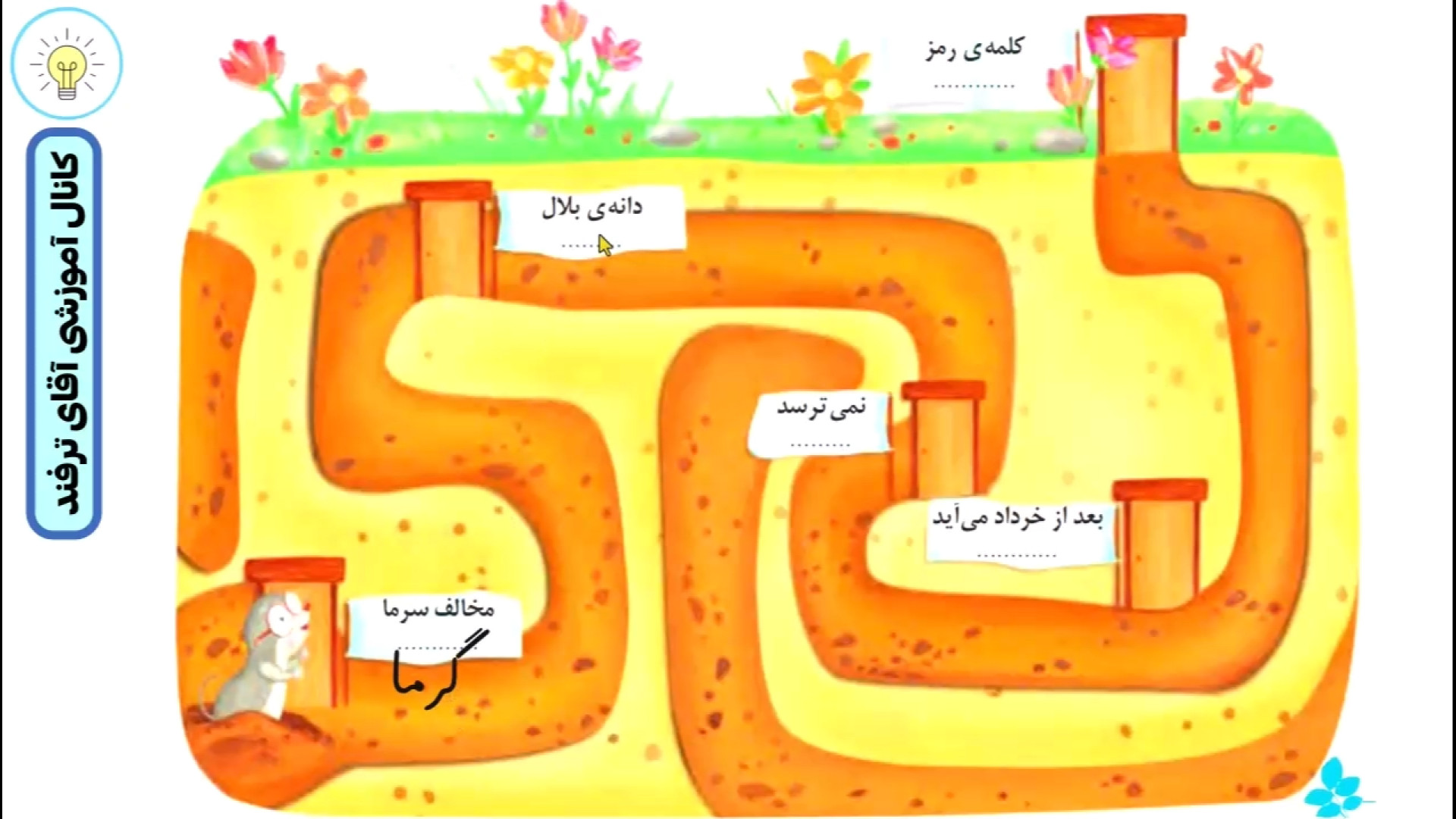 حل نگارش سوم ابتدایی درس 6 صفح...