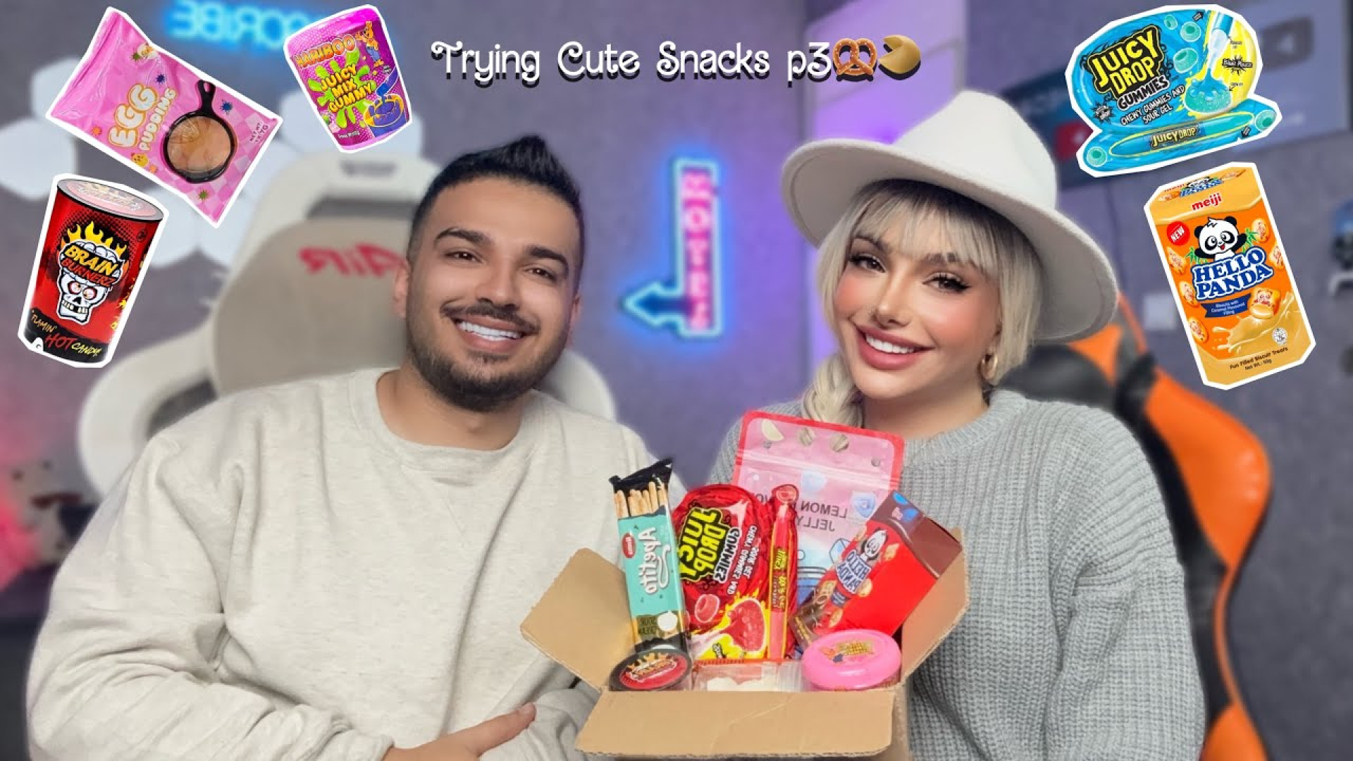 تست خوراکی های عجیب و کیوت با...