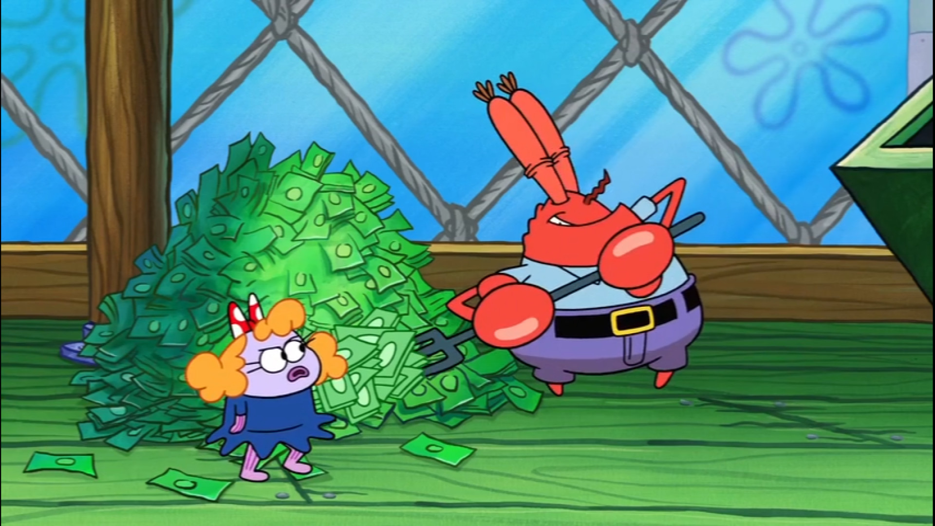 کارتون باب اسفنجی شلوار مکعبی...