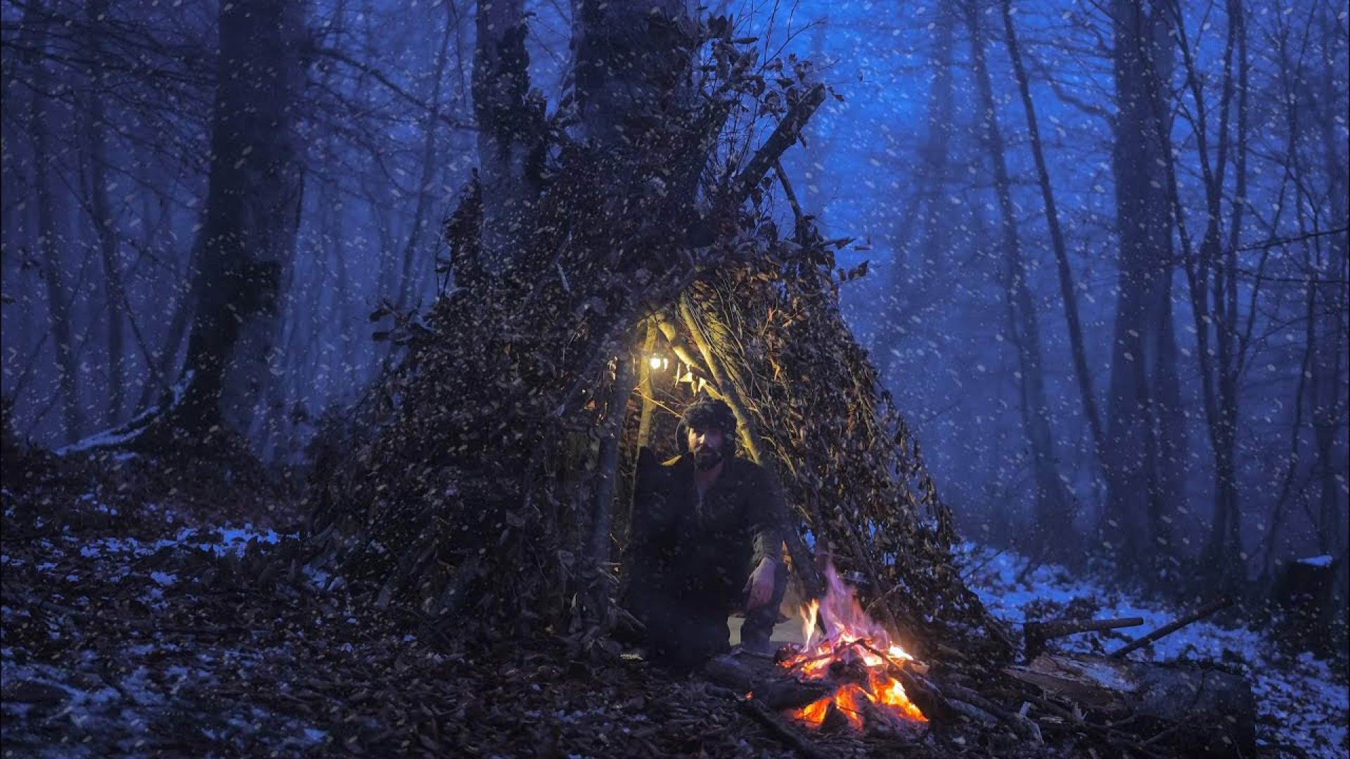 بقا در زمستان سخت کمپینگ بدون...