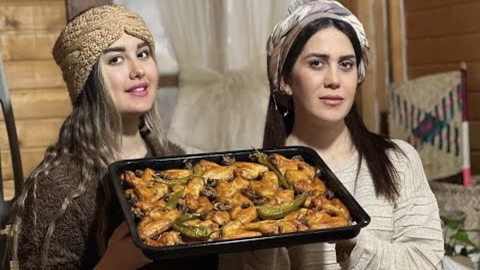 تسلط بر بال های کبابی در اجاق...