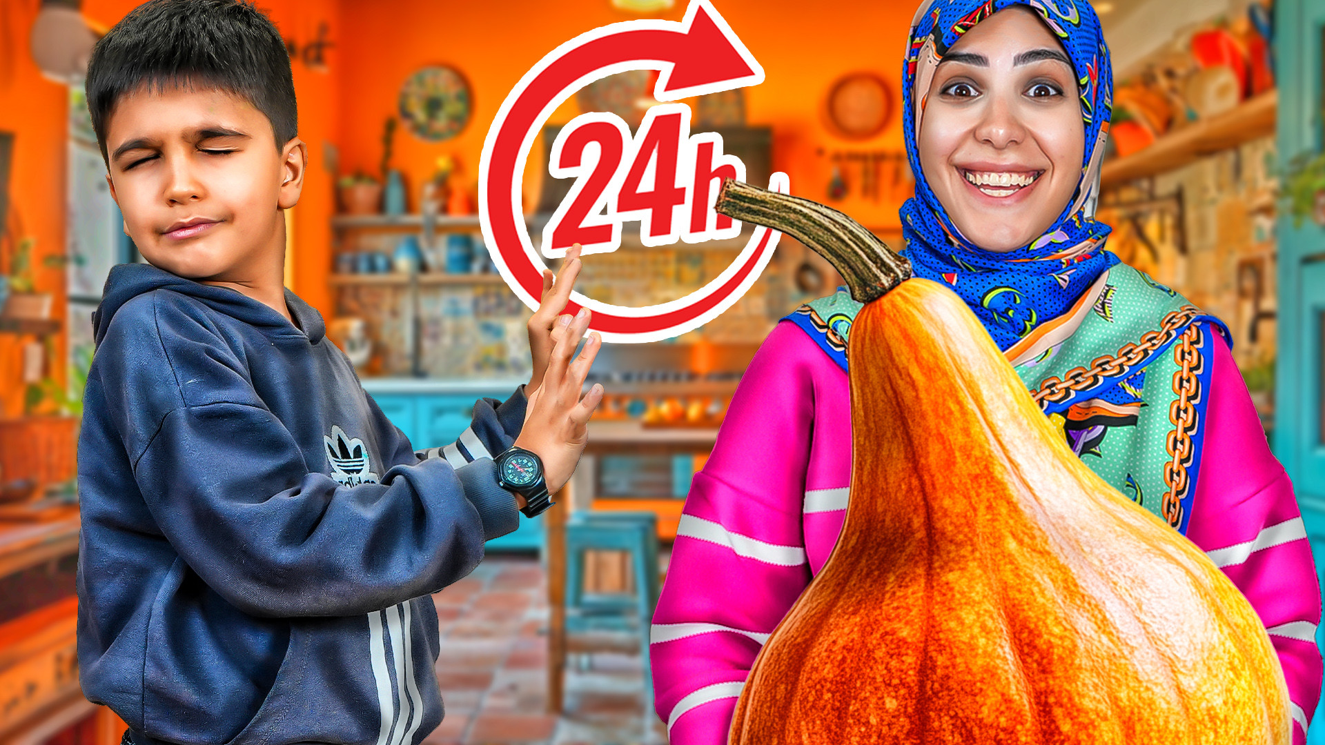 چالش 24 ساعت زندگی، فقط با کدو...