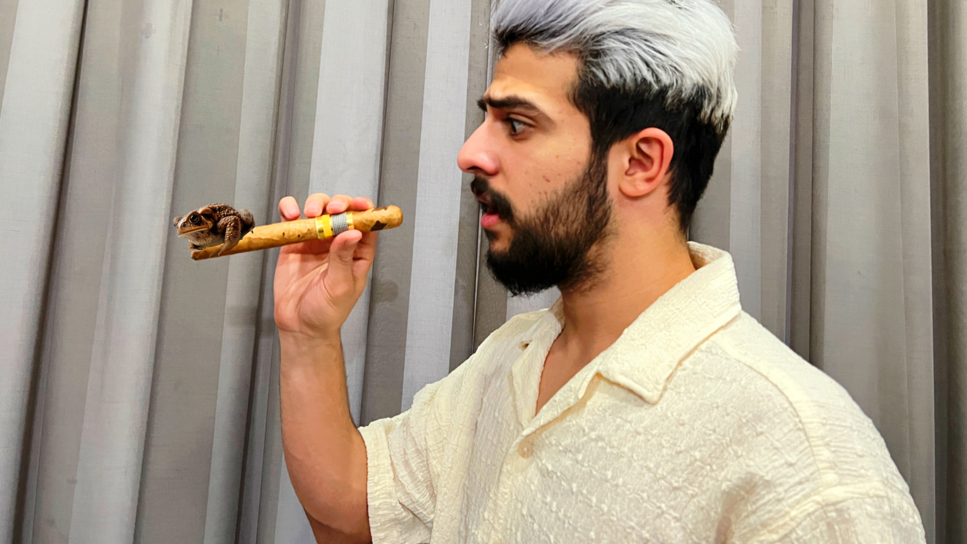 سیگار قورباغه واقعی !؟