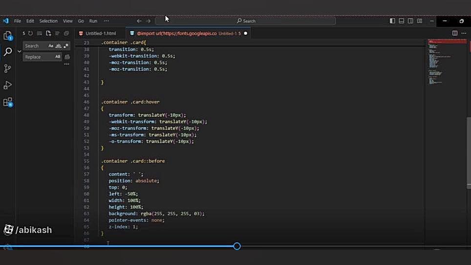 html, css