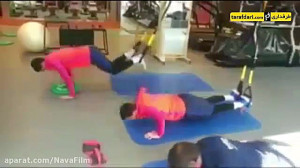 تمرین بدنسازی سوارز و لیونل مس...