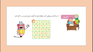 تمرین صفحه ۶۹ ریاضی سوم دبستان