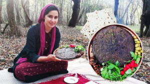 یه کوکو سبزی پختم که تا حالا ن...