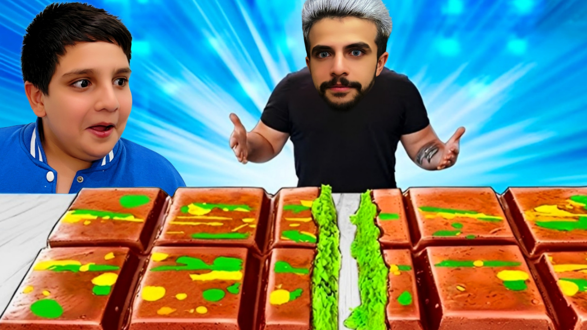 چالش شکلات دبی با علی !!