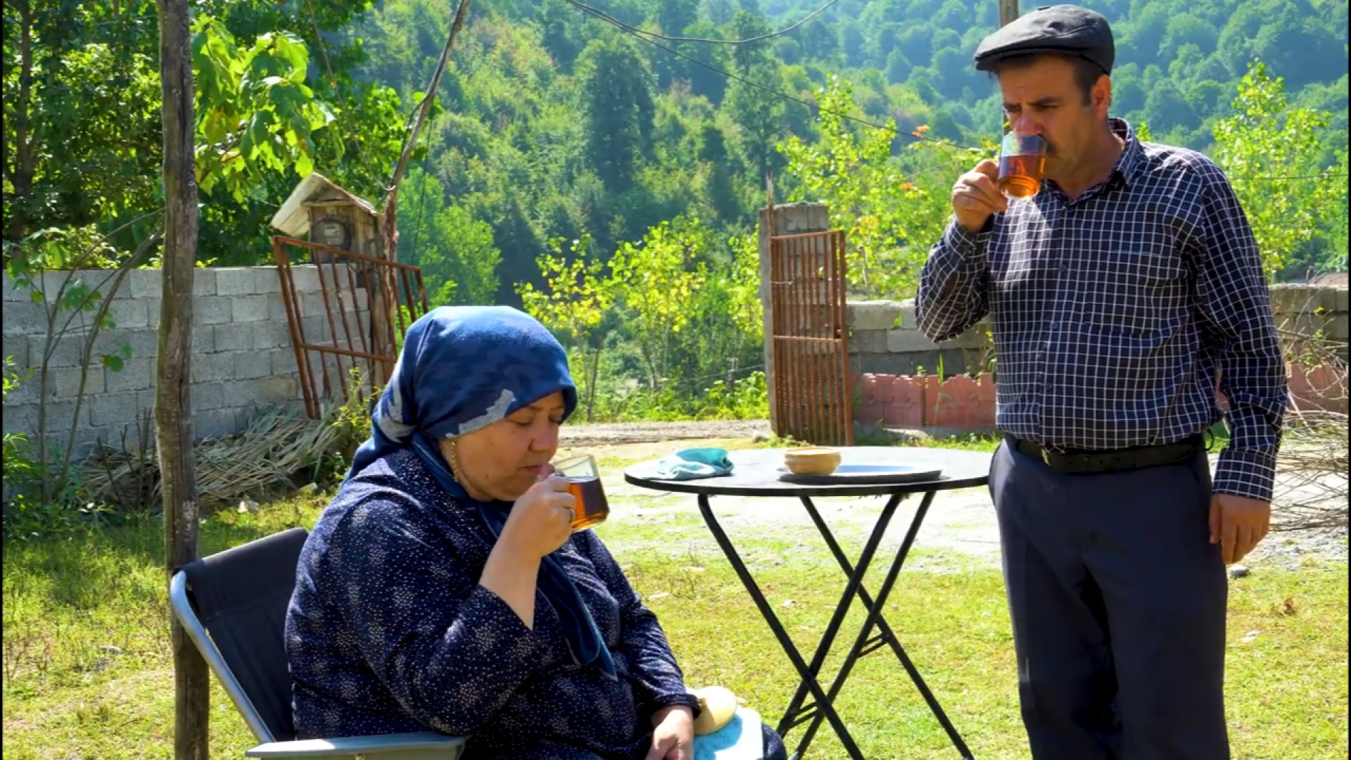 درست کردن دلمه به سبک روستایی...