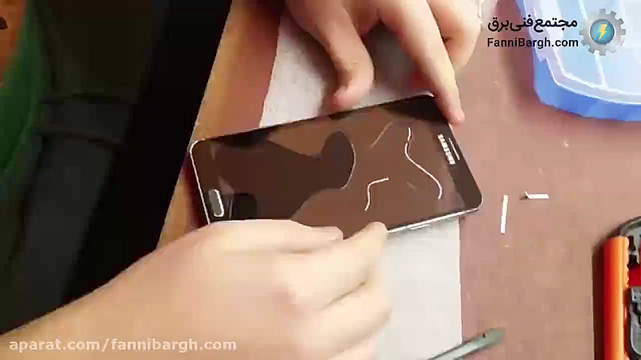 آموزش تعویض صفحه گلس موبایل Ga...