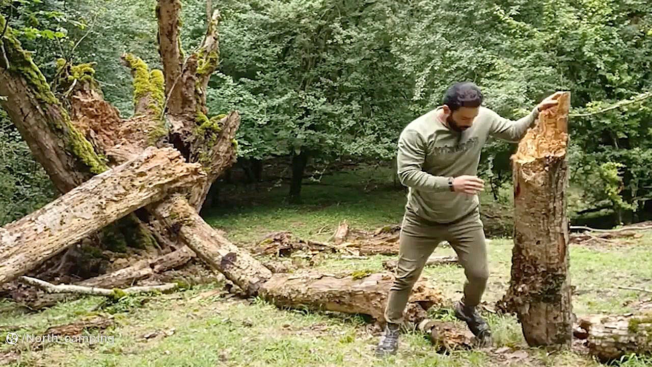 کمپینگ در جنگلهای شمال و ساخت...