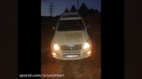 آفرود با تویوتا پرادو در تهران