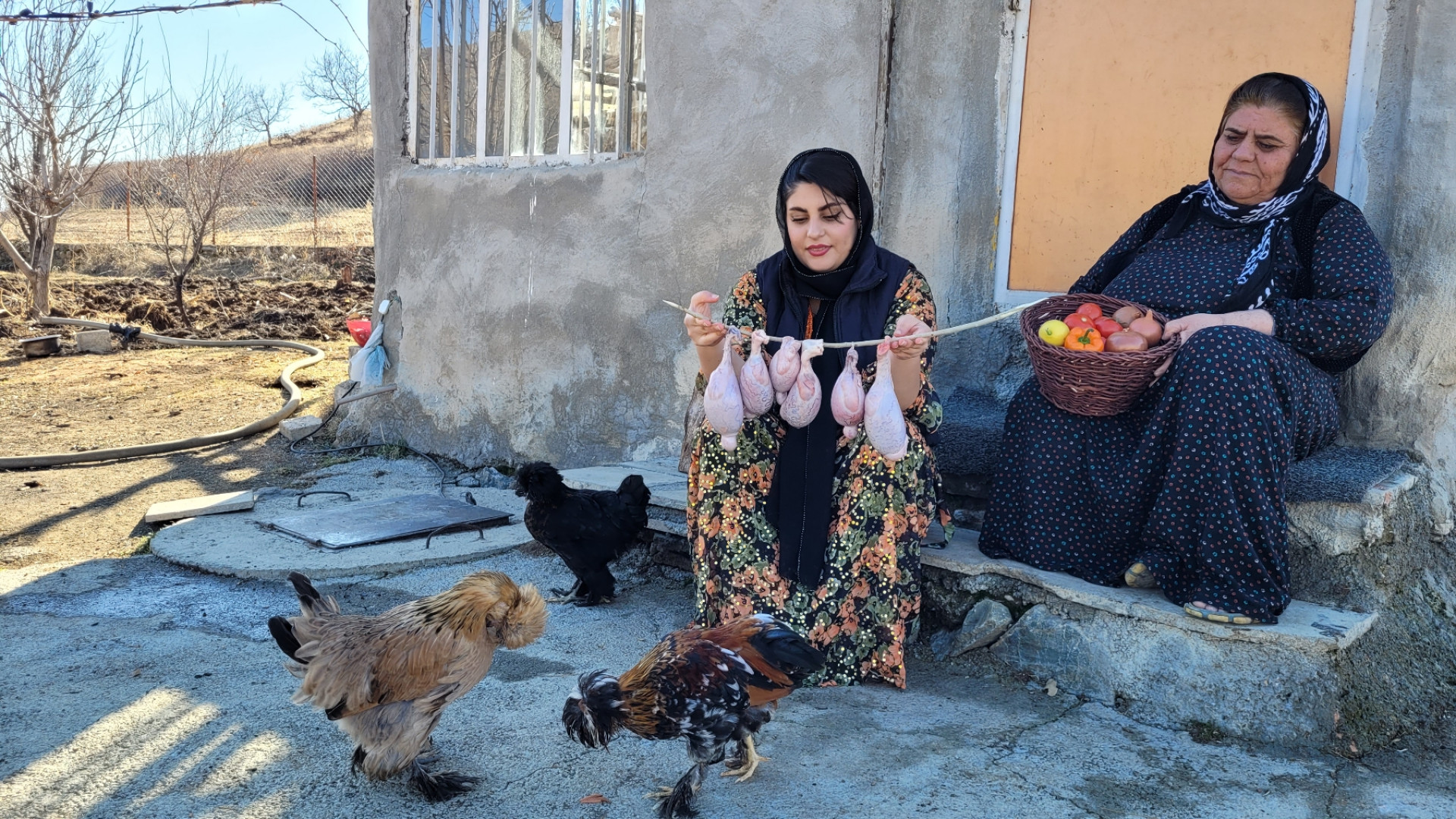 پخت دنبلان بره در دور افتاده ت...