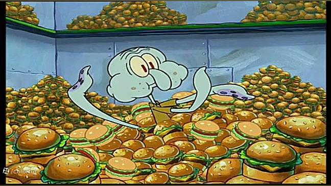 باب اسفنجی شلوار مکعبی