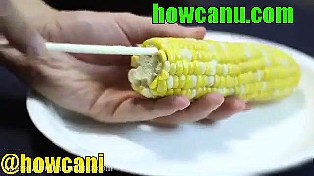 روش صحیح جدا کردن دانه های ذرت