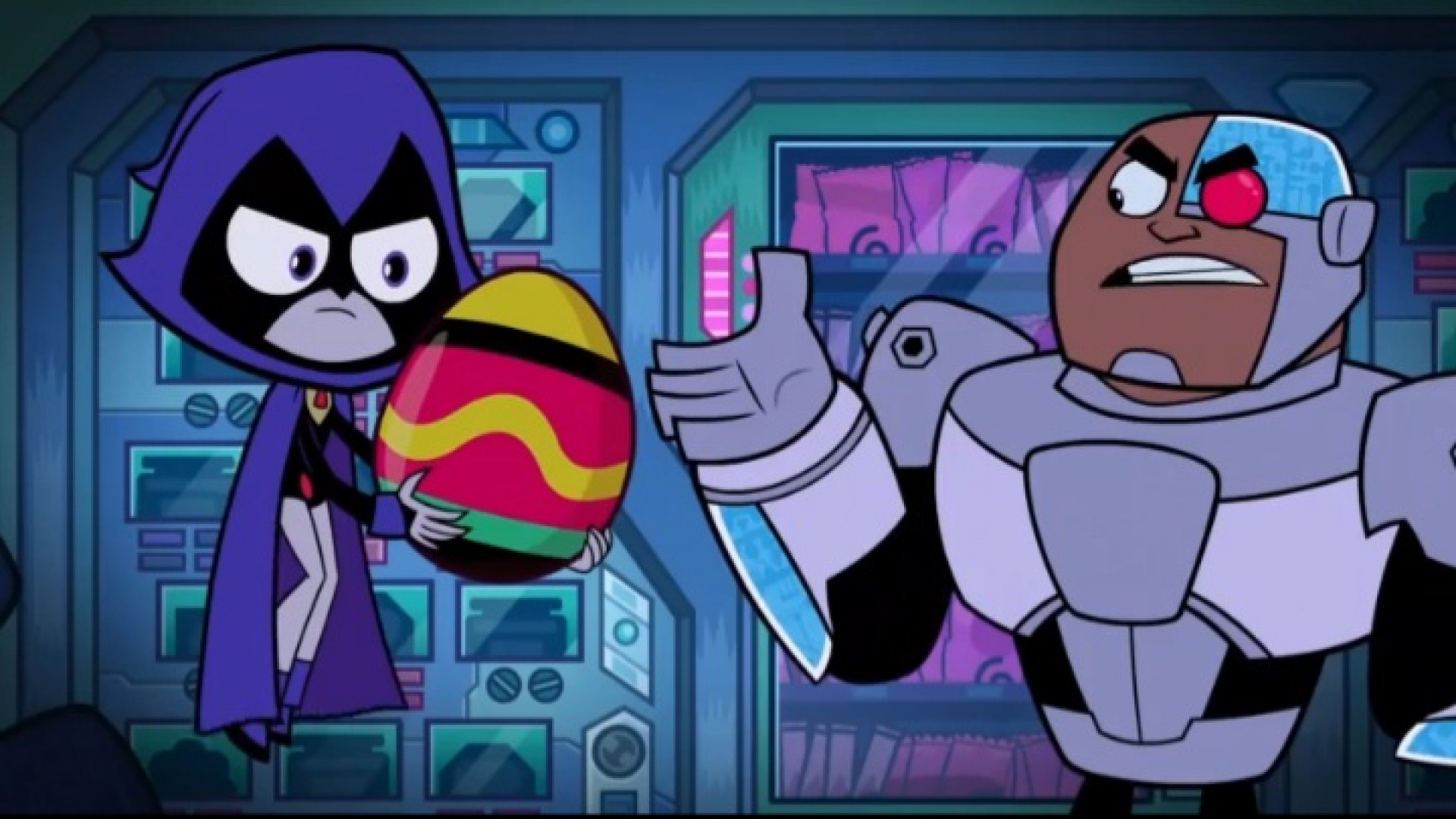 تایتان های نوجوان این قسمت عمل...